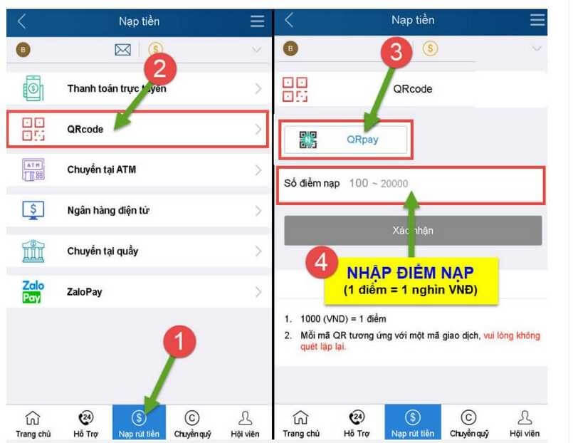 Quét mã QR cũng là phương thức nạp tiền Kubet an toàn Quét mã QR cũng là phương thức nạp tiền Kubet an toàn