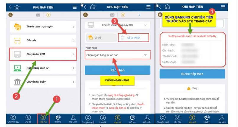 Sử dụng cây ATM cũng là cách nạp tiền Kubet nhanh chóng Sử dụng cây ATM cũng là cách nạp tiền Kubet nhanh chóng