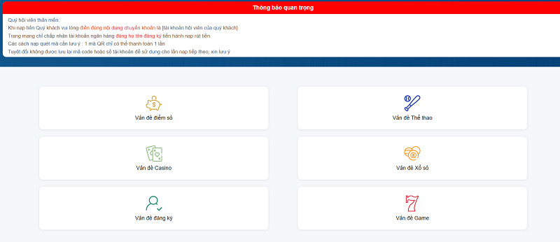 Các kênh liên hệ của nhà cái KUbet88